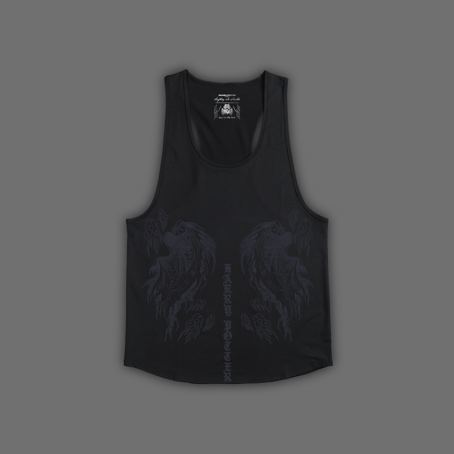 DARK MARK 'LIMITED' QUICK-DRY STRINGER IN BLACK