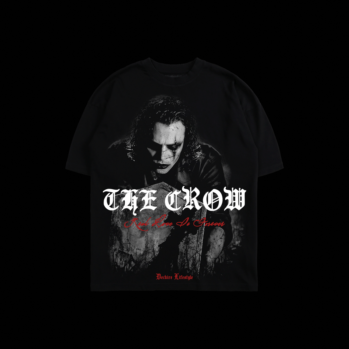 THE CROW: REAL LOVE IS FOREVER 'LIMITED' OS TEE IN BLACK