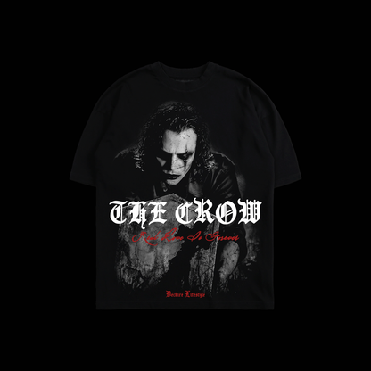 THE CROW: REAL LOVE IS FOREVER 'LIMITED' OS TEE IN BLACK