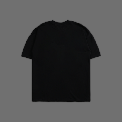 NETRUNNER 'LIMITED' OVERSIZED TEE IN BLACK