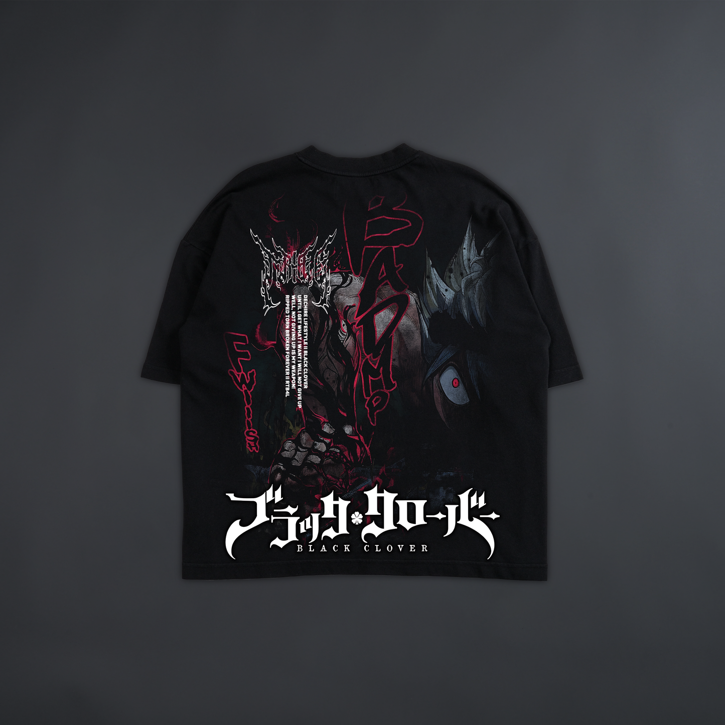 ASTA: GOD OF BLACK 'LIMITED' OVERSIZED BOXY TEE IN BLACK