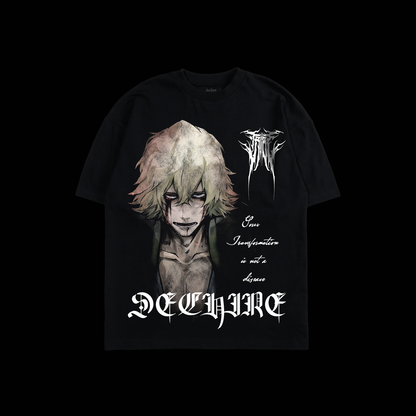 KISUKE: Geta-bōshi 'YEAR 25' OS TEE IN BLACK