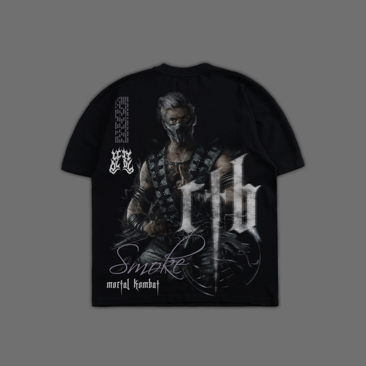 MK | SMOKE 'LIMITED' OVERSIZED TEE IN BLACK