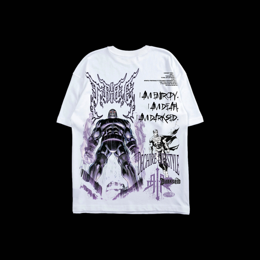 DARKSEID 'LIMITED' OVERSIZED TEE IN WHITE