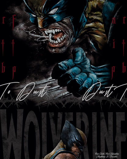 WOLVERINE | WEAPON X '1 OF 500' OS TEE IN BLACK