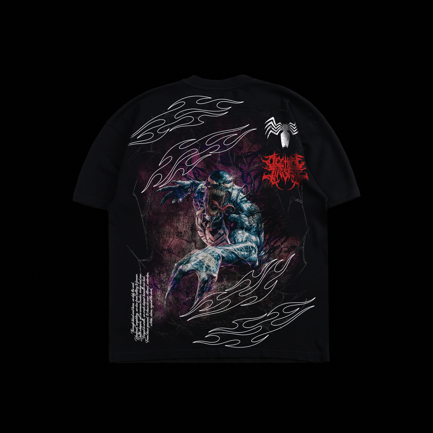 VENOM | FUNERAL PYRE 'LIMITED' OS TEE IN BLACK