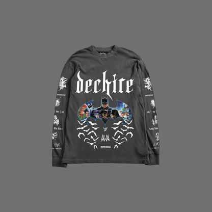 THE ANIMATED SERIES '1992 EDITION' HVYWT L/S TEE IN CHARCOAL GRAY
