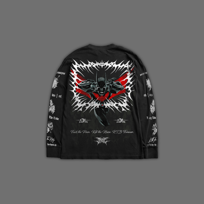 BATMAN BEYOND 'LIMITED' CLASSIC L/S TEE IN BLACK
