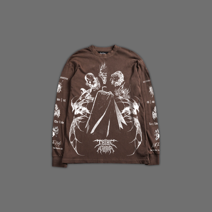 FALL OF GOTHAM 'LIMITED' CLASSIC L/S TEE IN BROWN