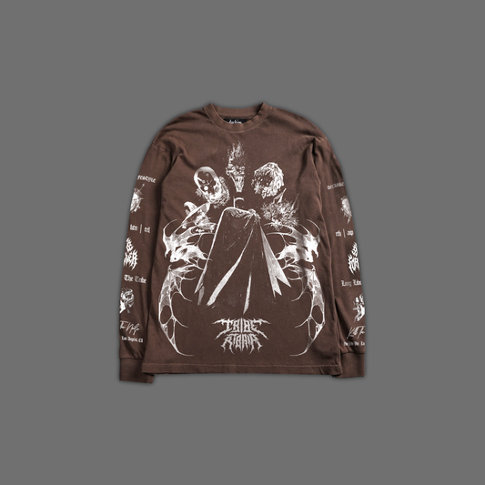 FALL OF GOTHAM 'LIMITED' CLASSIC L/S TEE IN BROWN