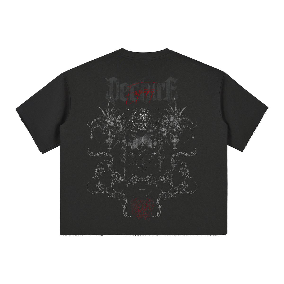 WITCHES CURSE 'LIMITED' FRENCH TERRY RAW EDGE OS TEE