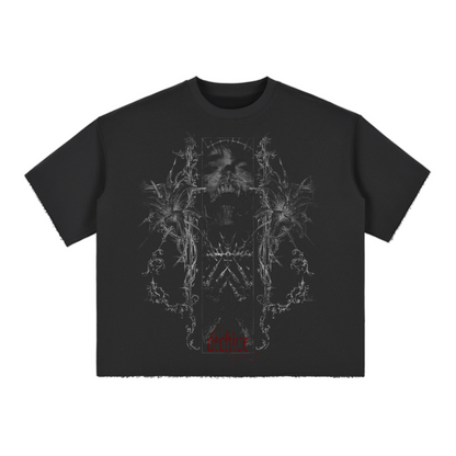 WITCHES CURSE 'LIMITED' FRENCH TERRY RAW EDGE OS TEE