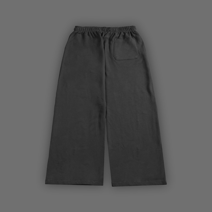 'DCEASED' WIDE LEG LOUNGE SWEATS IN GRAY