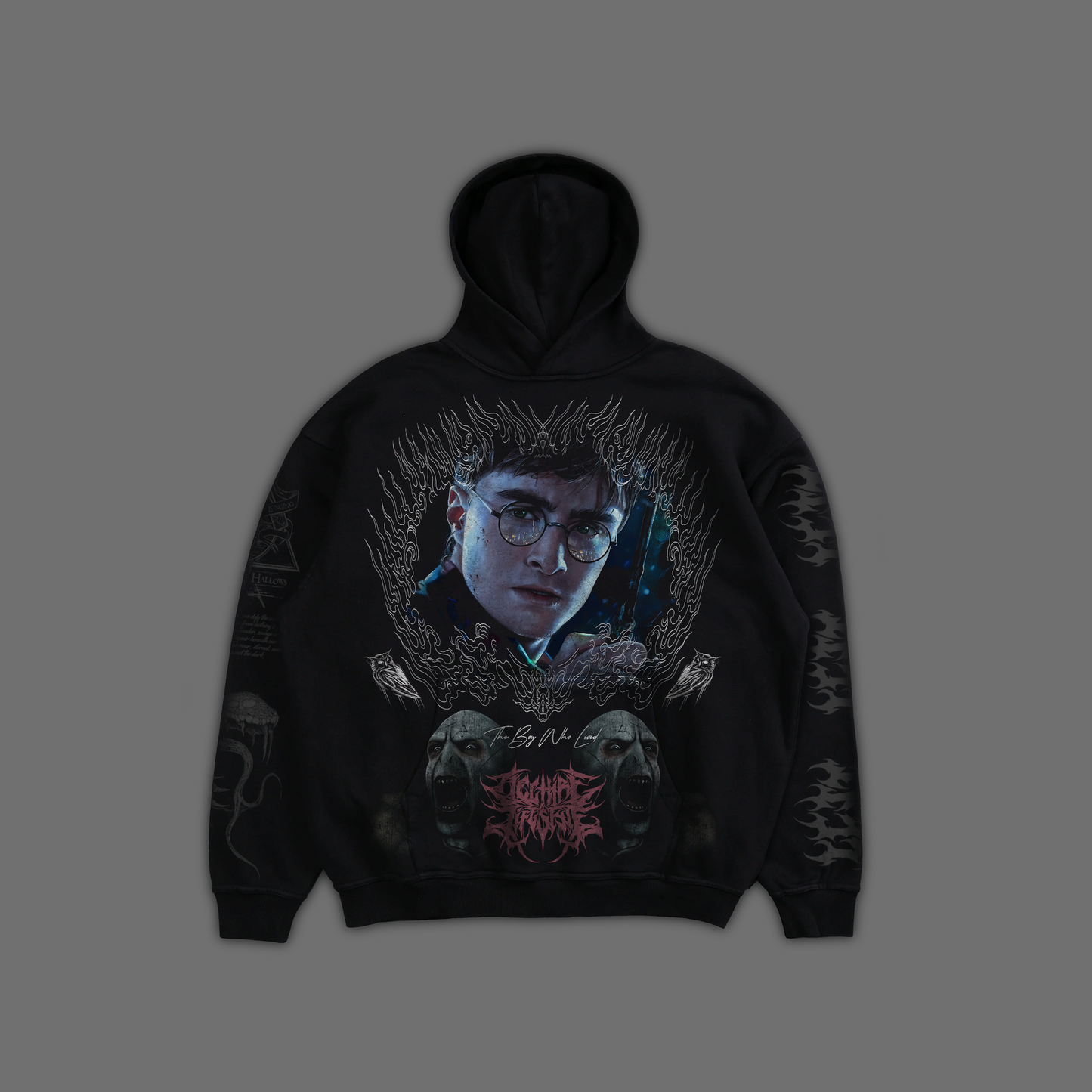 THE DEATHLY HALLOWS | TBWL '1 OF 100' OVERSIZED FLEECE HOODIE