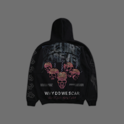 THE DEATHLY HALLOWS | TBWL '1 OF 100' OVERSIZED FLEECE HOODIE