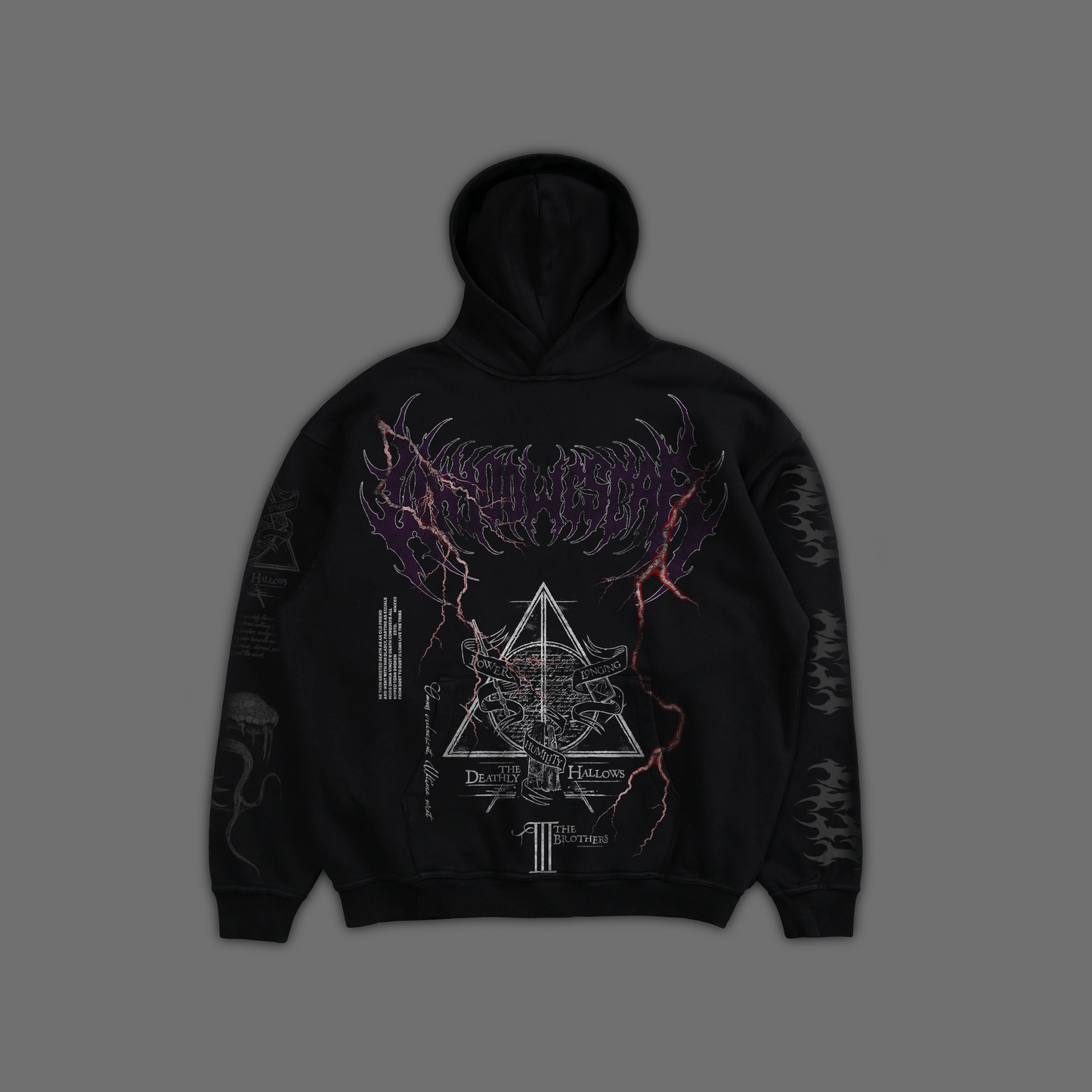 HE WHO MUST NOT BE NAMED '1 OF 100' OVERSIZED FLEECE HOODIE