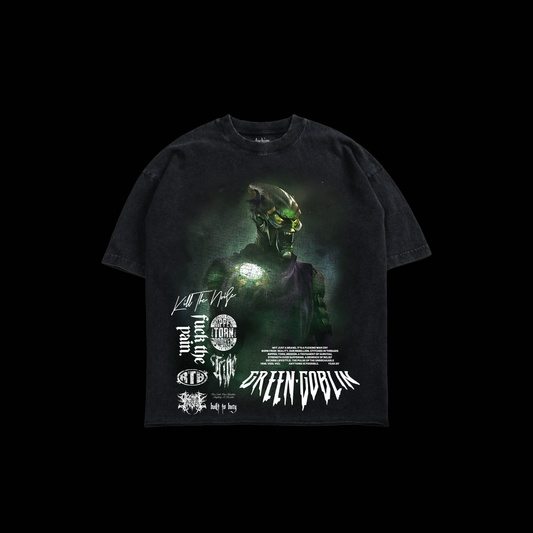 GREEN GOBLIN 'CHAPTER 1' RAW HEM OVERSIZED TEE