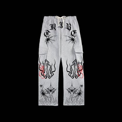 SPIDER-VERSE 'LIMITED' CARGO SWEATS IN ATHLETIC GRAY