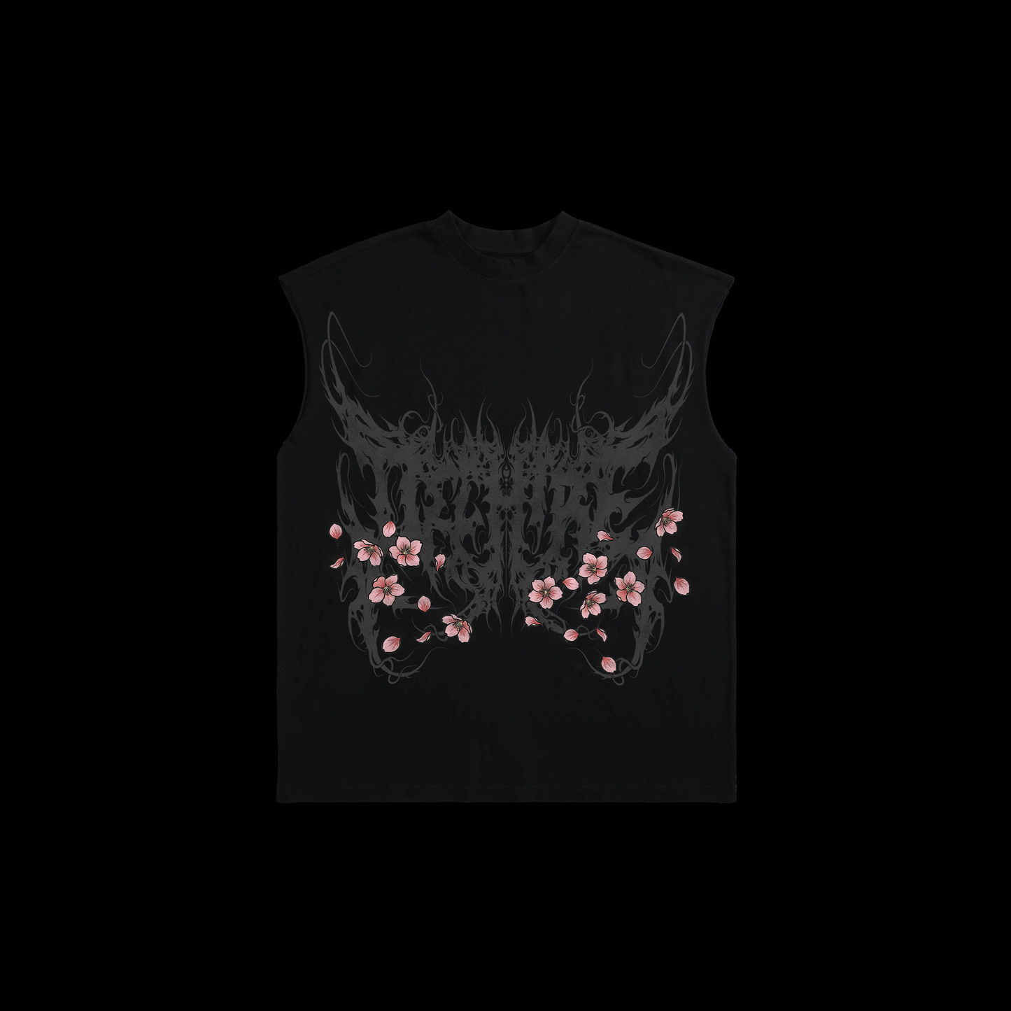 CELESTIAL RULER 'LIMITED' MUSCLE TEE IN BLACK