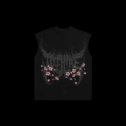CELESTIAL RULER 'LIMITED' MUSCLE TEE IN BLACK