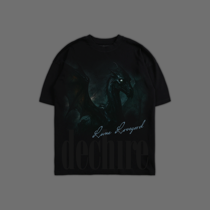 LUNA & THE THESTRALS 'LIMITED' OVERSIZED TEE IN BLACK
