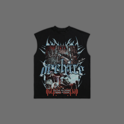 COLD, COLD HEARTS 'LIMITED' MUSCLE TEE IN BLACK
