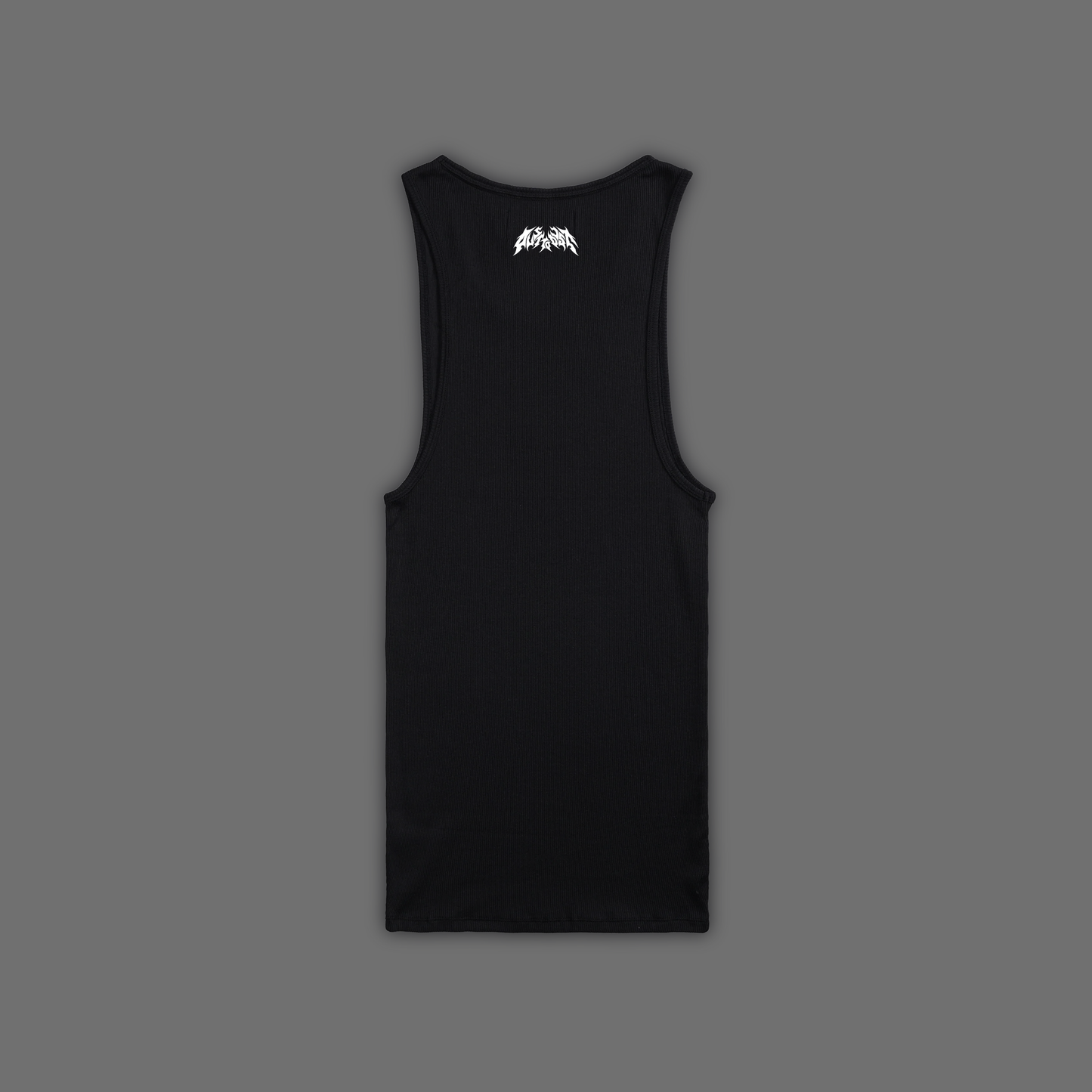 DUST TO DUST RIBBED TANK IN BLACK