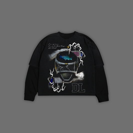 IN SPACE || BLACK RANGER OVERSIZED GRUNGE VINTAGE TWOFER