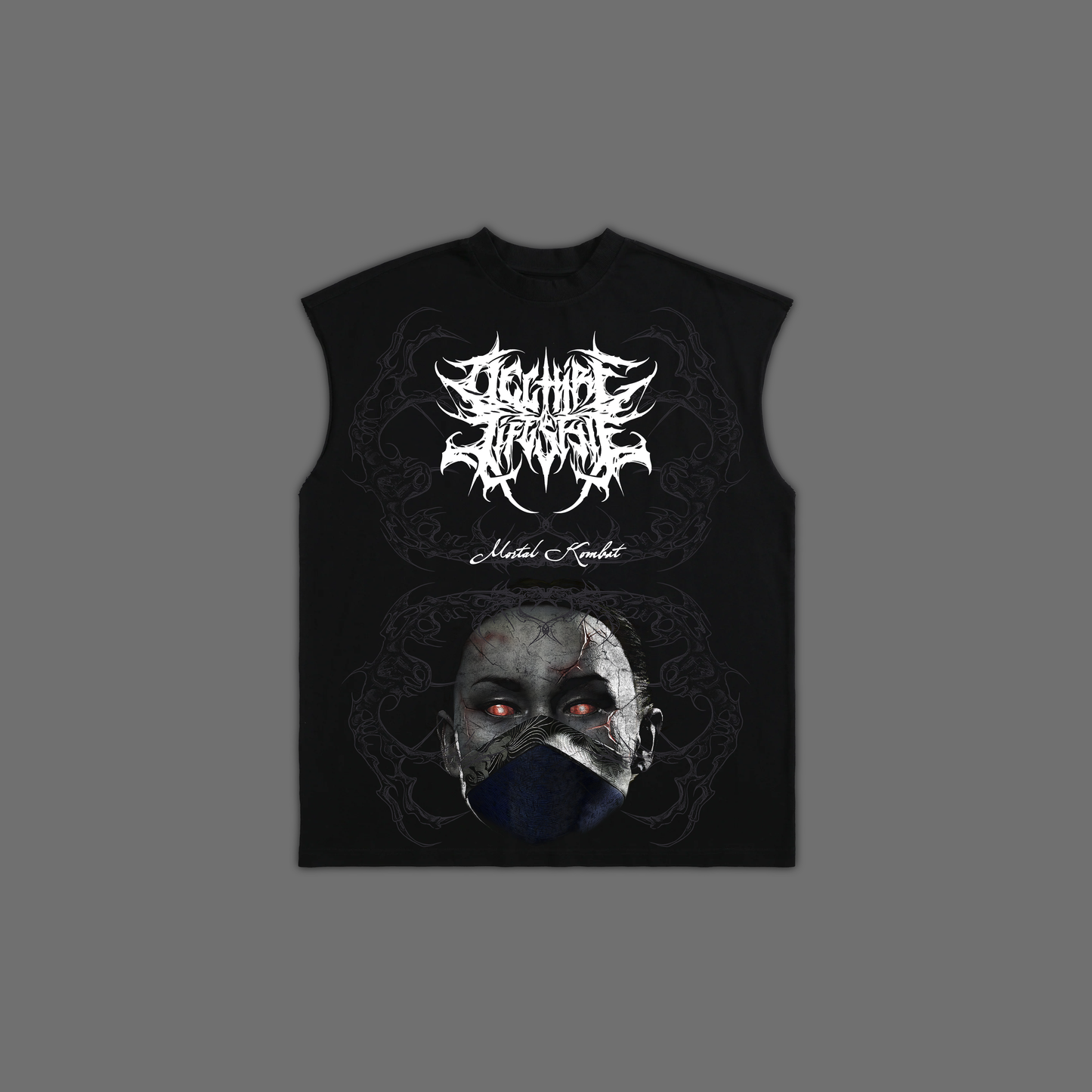 MK | KITANA BOX CUT MUSCLE TEE IN BLACK