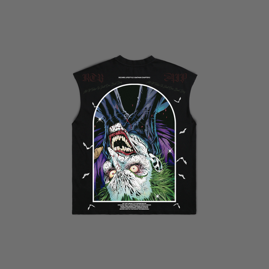 THE KILLING JOKE 'LIMITED' MUSCLE TEE IN BLACK