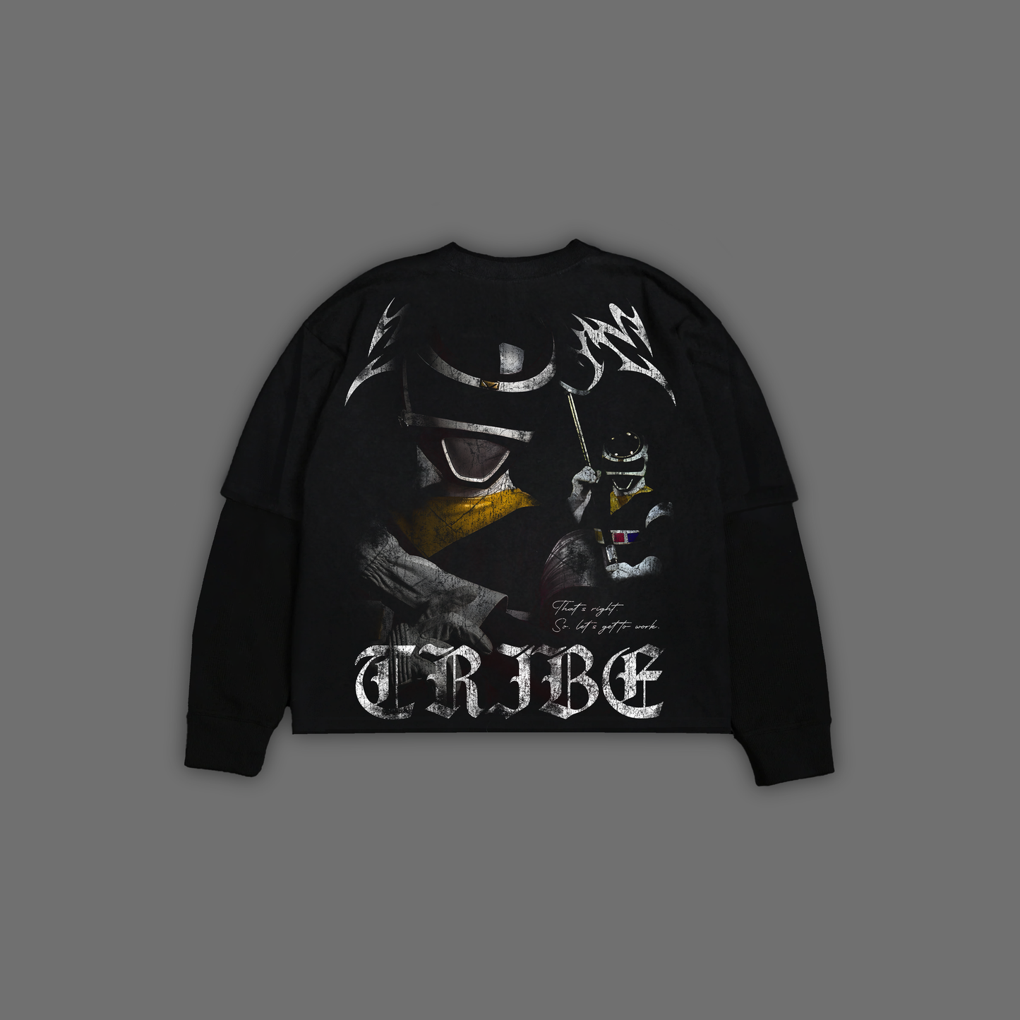 IN SPACE || BLACK RANGER OVERSIZED GRUNGE VINTAGE TWOFER