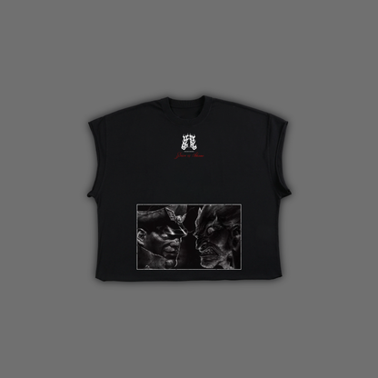 SF | BISON vs. AKUMA  RAW EDGE BOXY MUSCLE TEE