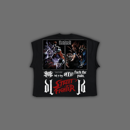 SF | BISON vs. AKUMA  RAW EDGE BOXY MUSCLE TEE