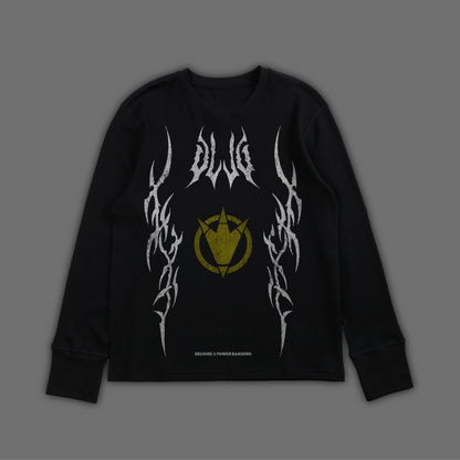 MESOGAG L/S OS TEE IN BLACK