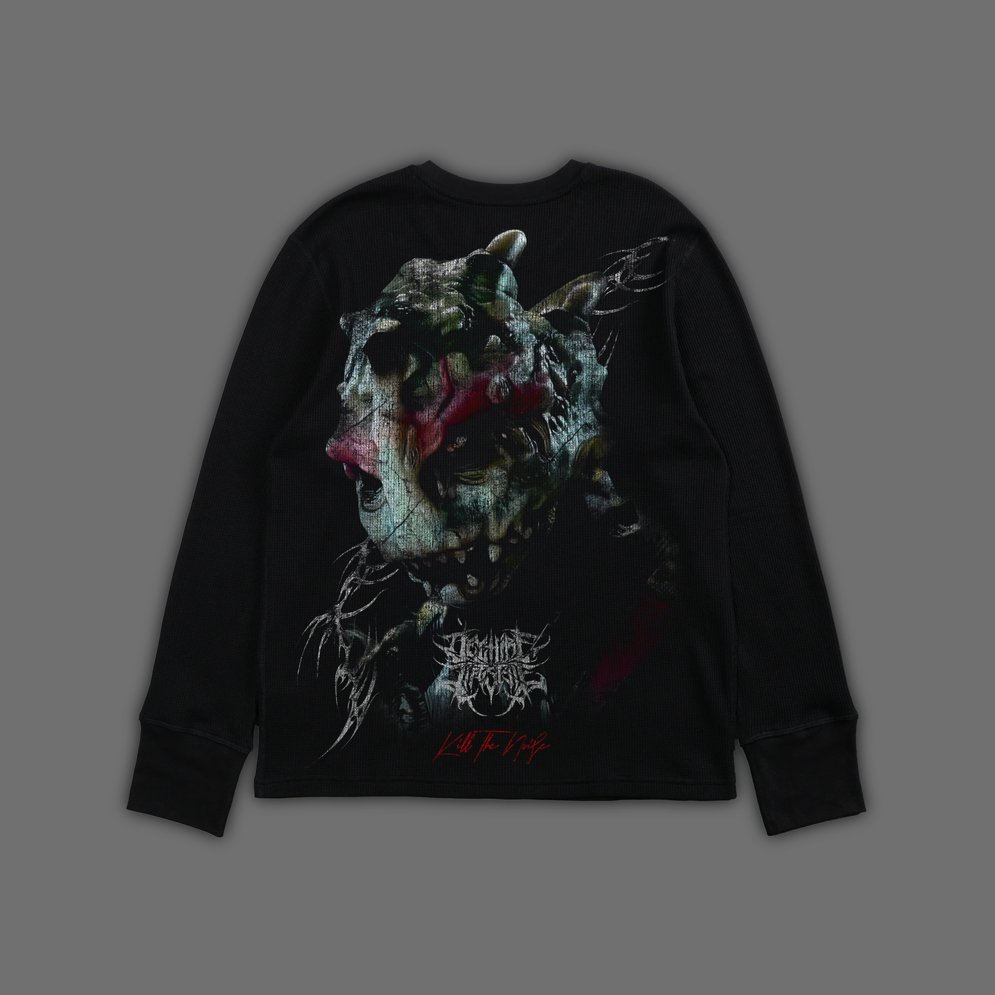 MESOGAG L/S OS TEE IN BLACK