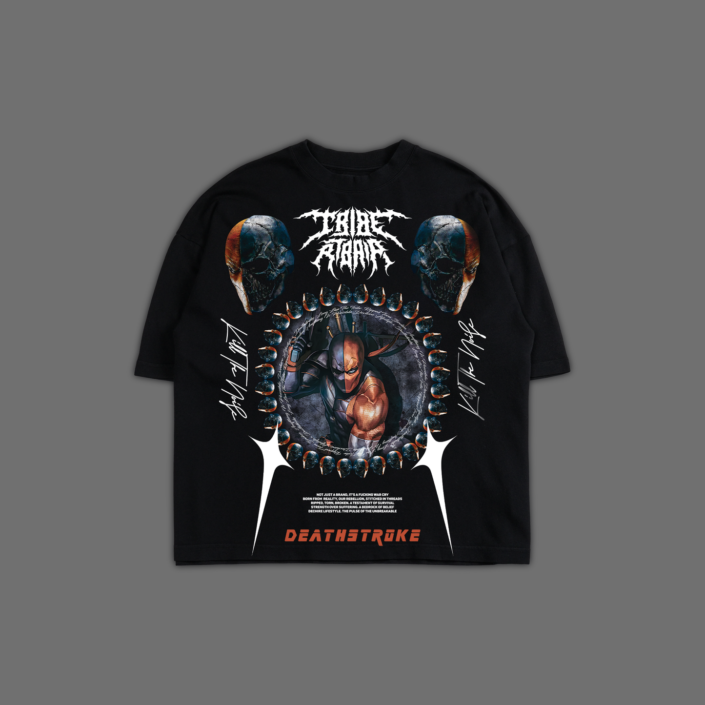 DEATHSTROKE | THE TERMINATOR 'LIMITED' OS BOXY TEE IN BLACK