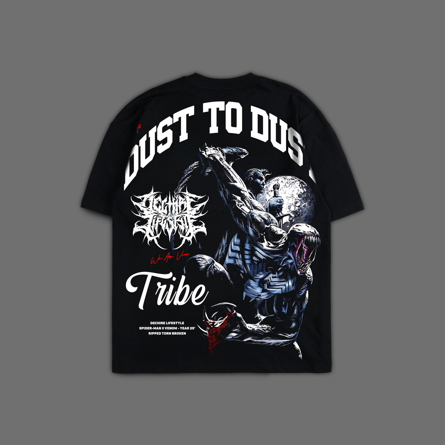 VENOM | SYMBIOTIC CHAOS '1 OF 200' OVERSIZED TEE IN BLACK