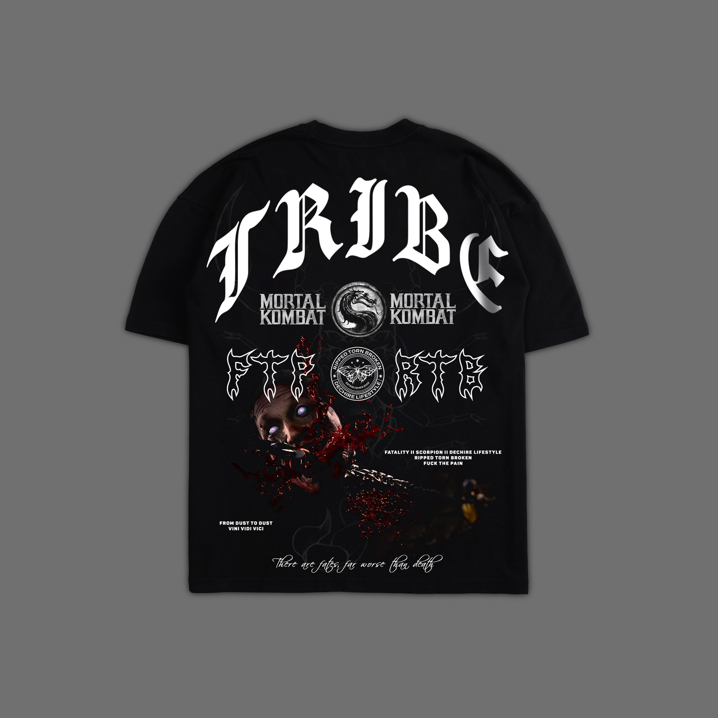 MK | SCORPION 'LIMITED' OVERSIZED TEE IN BLACK