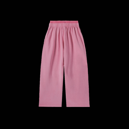 KILL THE NOISE | VINTAGE WASHED BAGGY WAIST SWEATS IN ROSE PINK