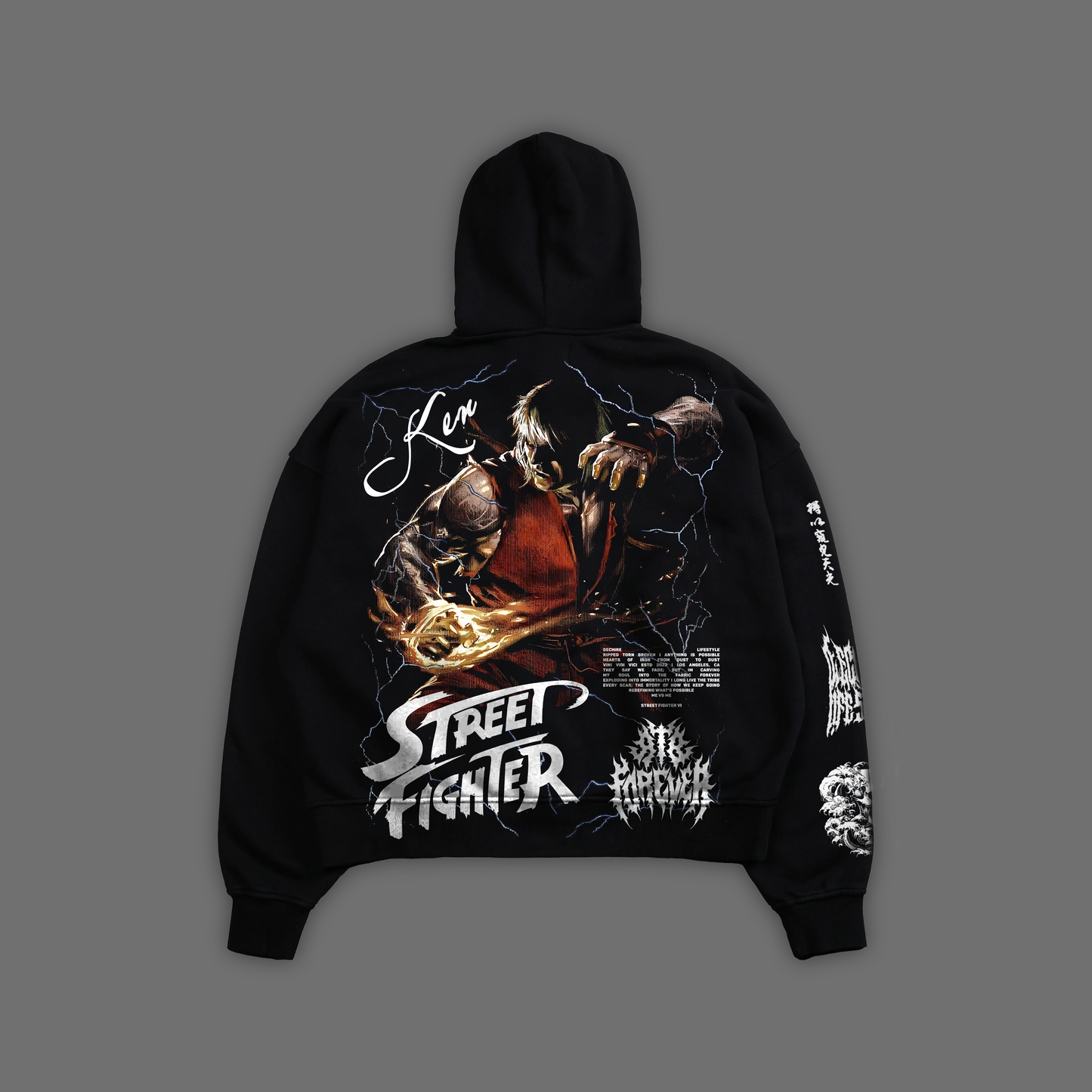 SF | KEN '38 YEAR ANNIVERSARY' 1 OF 100 DOUBLE ZIP BOX CUT HOODIE