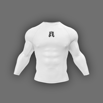 RED WING FOREVER DL:MADE COMPRESSION TEE IN MOON WHITE