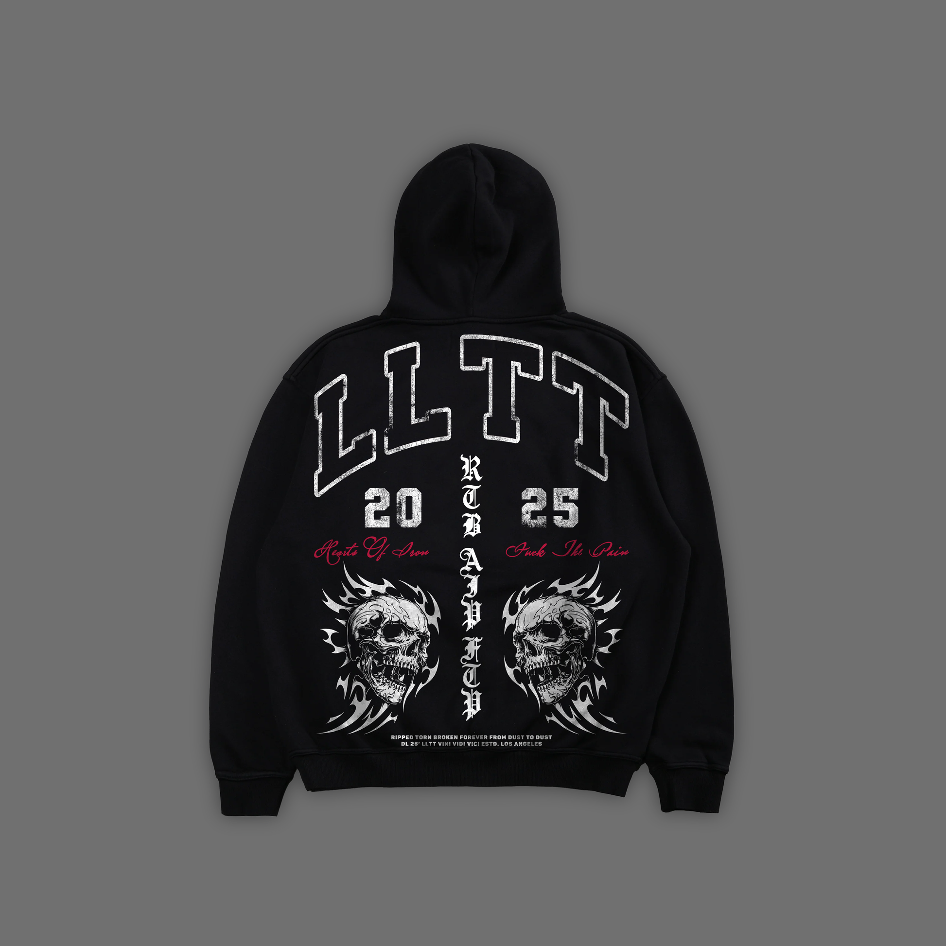 SF | SAGAT 'LIMITED' PULLOVER OS FLEECE HOODIE IN BLACK