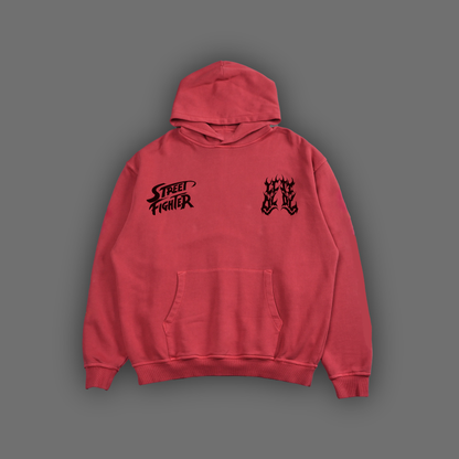 SF | CAMMY WHITE '1 OF 50' DL:MADE OVERSIZED HOODIE || BLOOD RED EDITION®