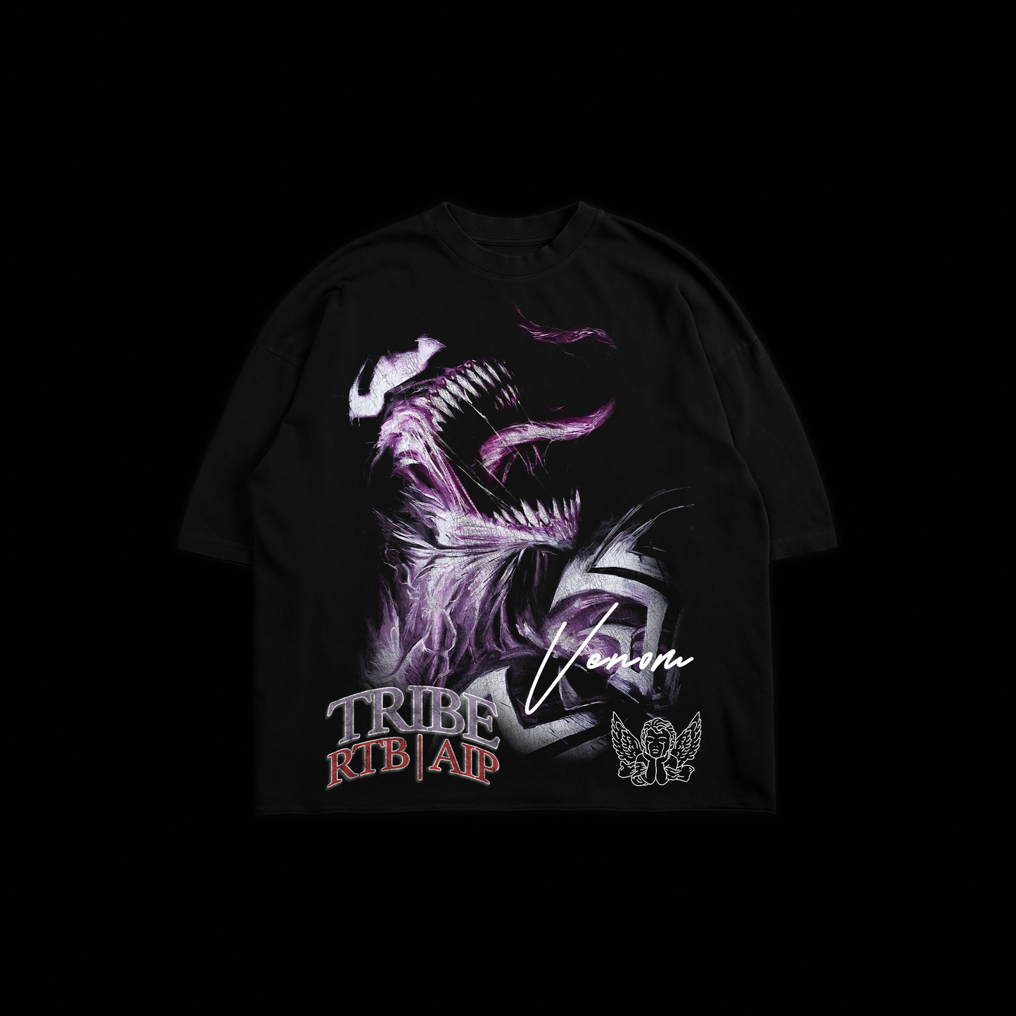 VENOM | FUNERAL PYRE 'LIMITED' OS BOXY TEE IN BLACK