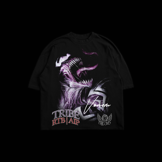 VENOM | FUNERAL PYRE 'LIMITED' OS BOXY TEE IN BLACK