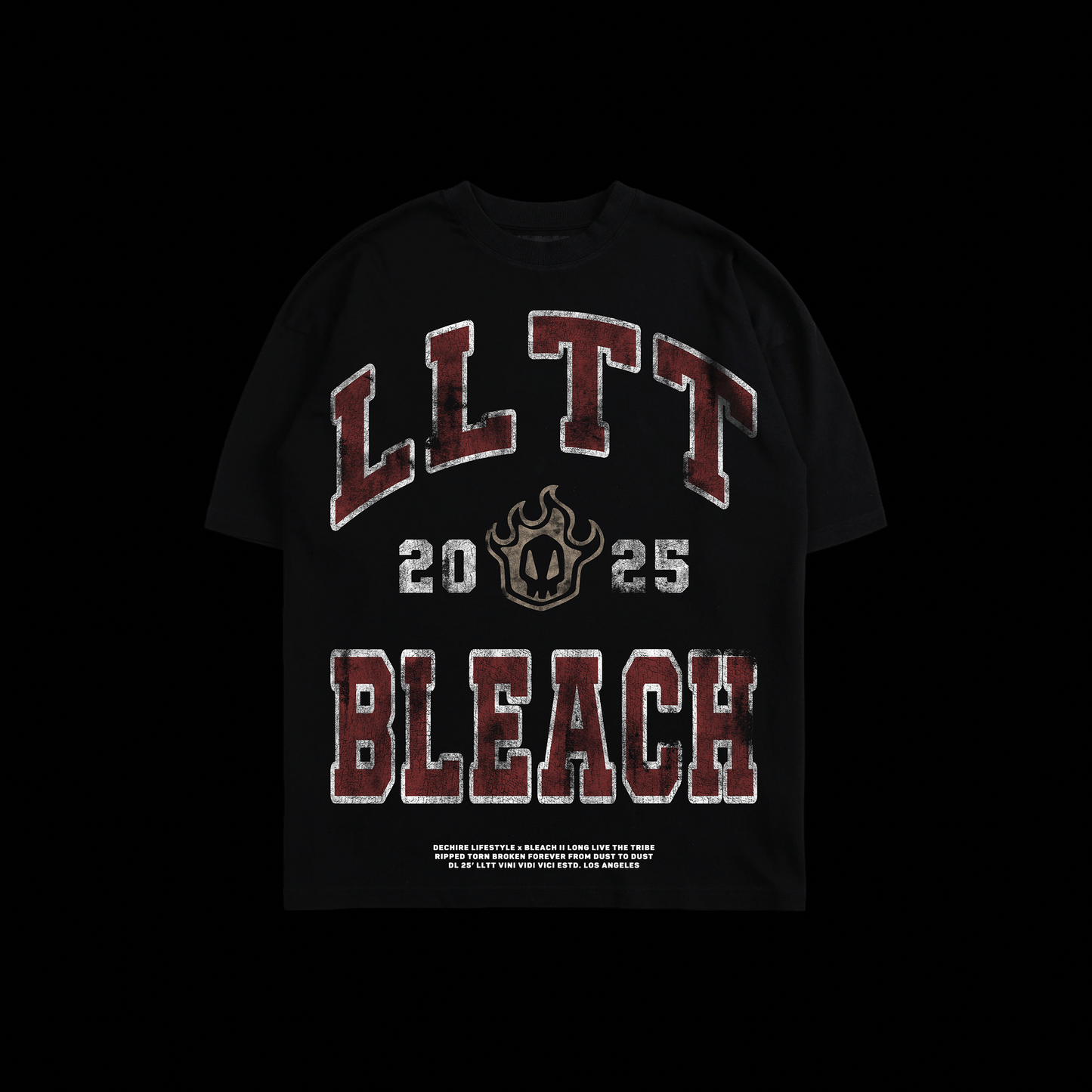 FULL HOLLOW 'YEAR 25' OS TEE IN BLACK