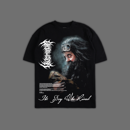 SORCERER'S STONE | TBWL 'LIMITED' OVERSIZED TEE IN BLACK