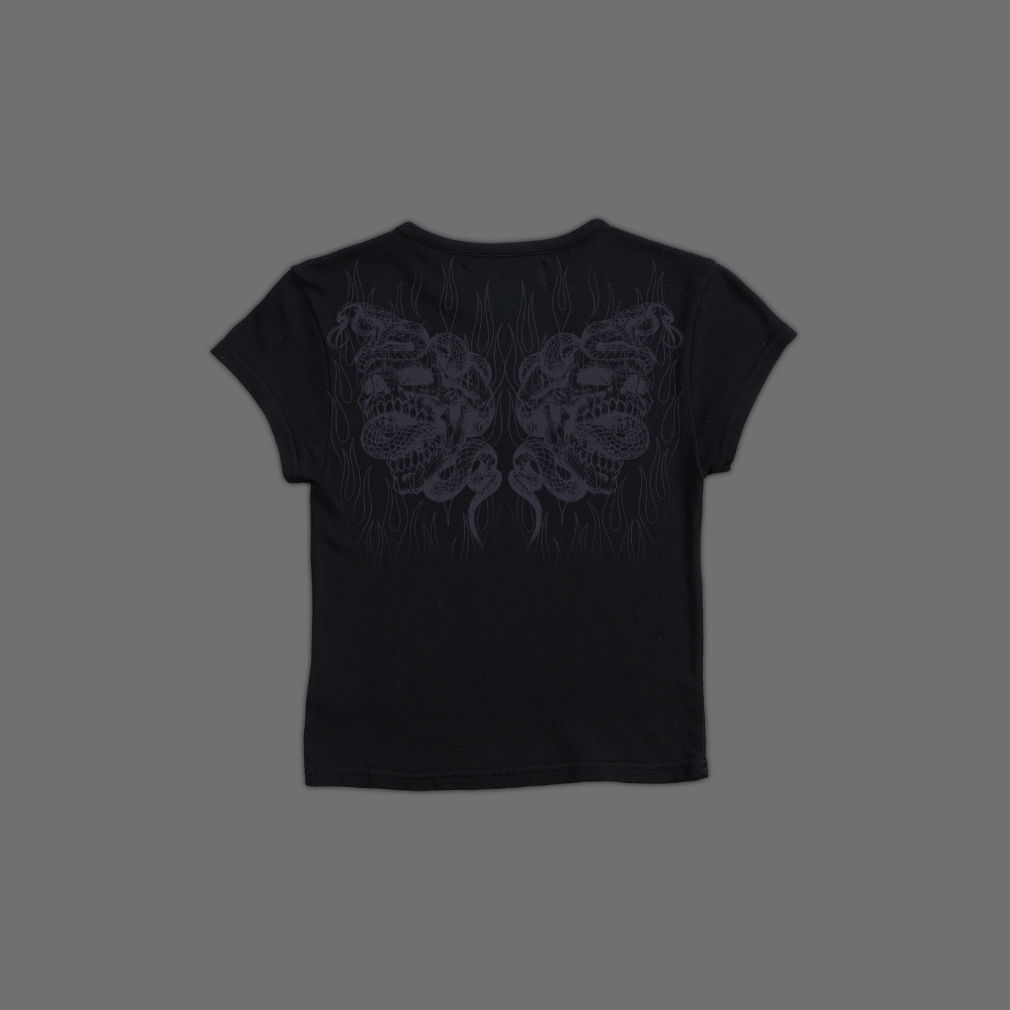 DARK MARK 'CORE' DL FEMME BABY TEE IN BLACK