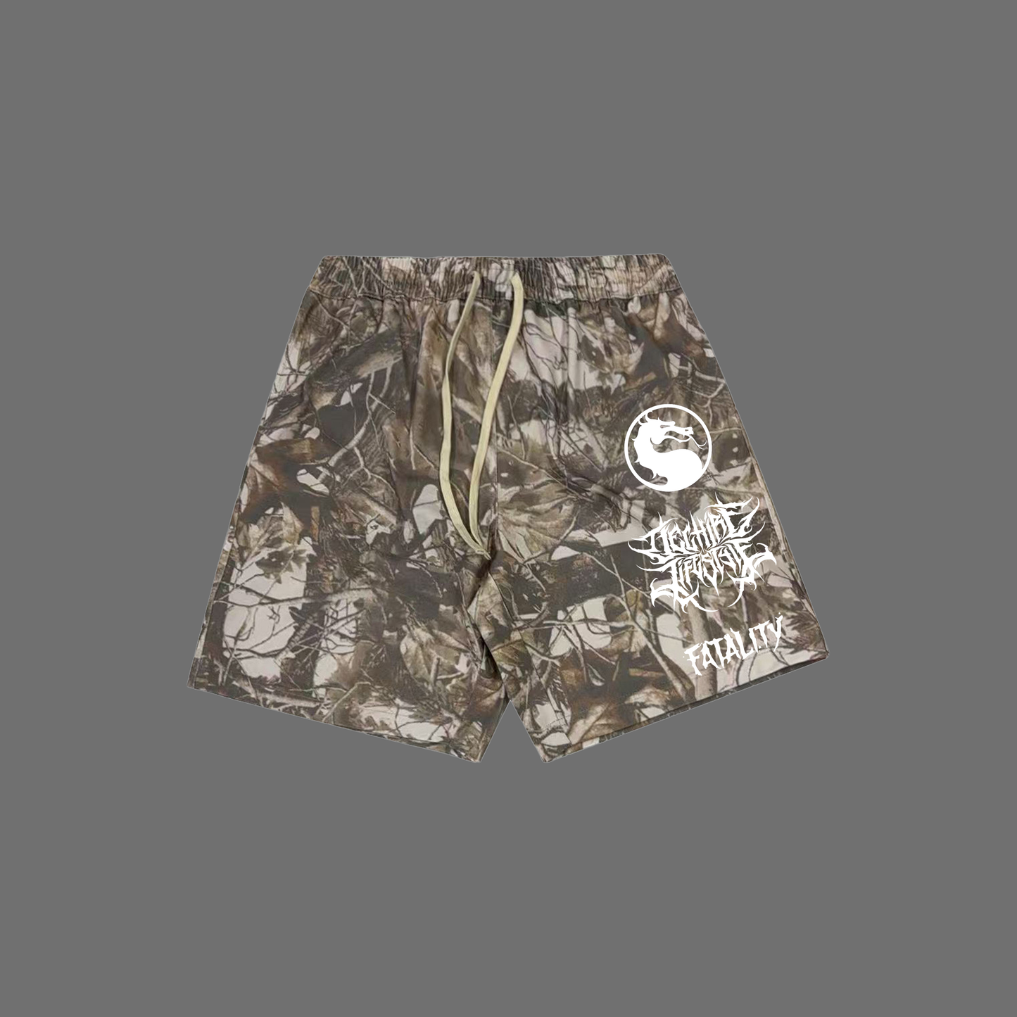 MORTAL KOMBAT FRENCH TERRY CAMO SHORTS