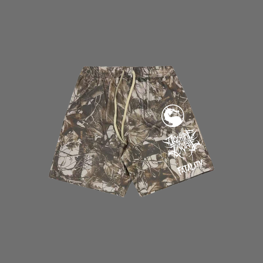 MORTAL KOMBAT FRENCH TERRY CAMO SHORTS